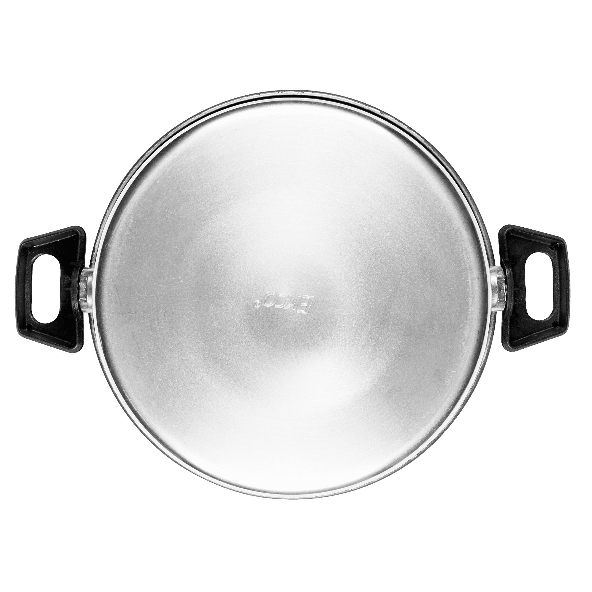 Cacerola de 22 cm Ekco de Aluminio con Tapa de Vidrio Color Gris con Duraflon de Alto Rendimiento