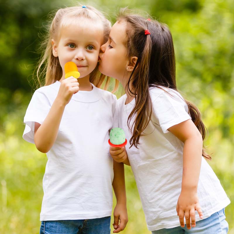 Molde para Paletas de Hielo para Bebé y Niño Silicona Flexible Redlemon