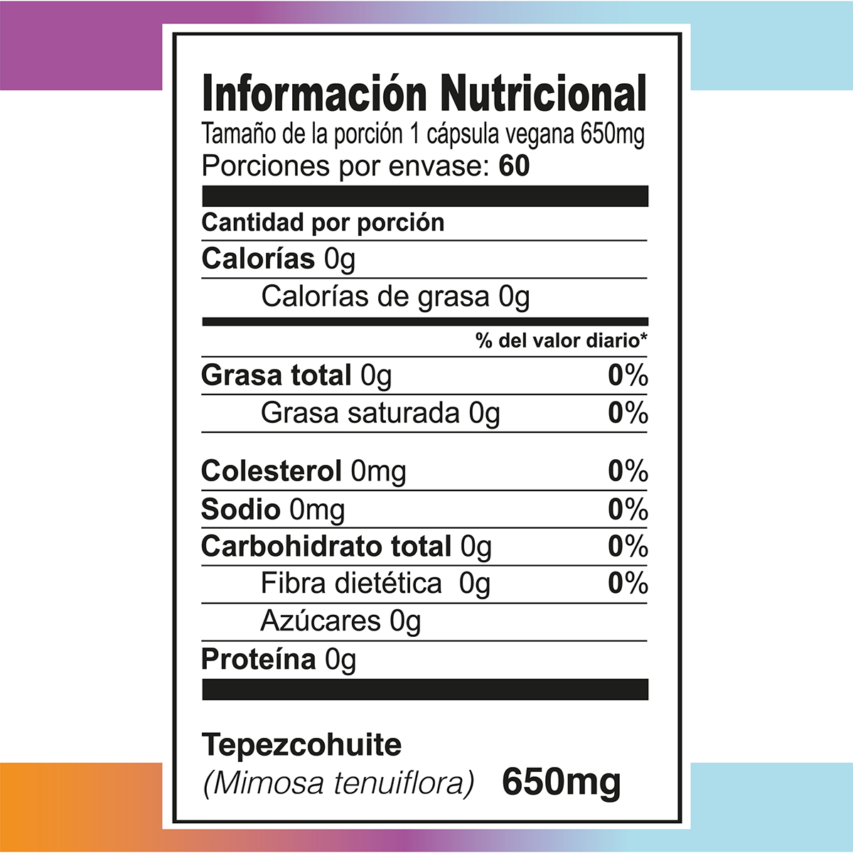 Tepezcohuite Orgánico Natural 4 Pzas