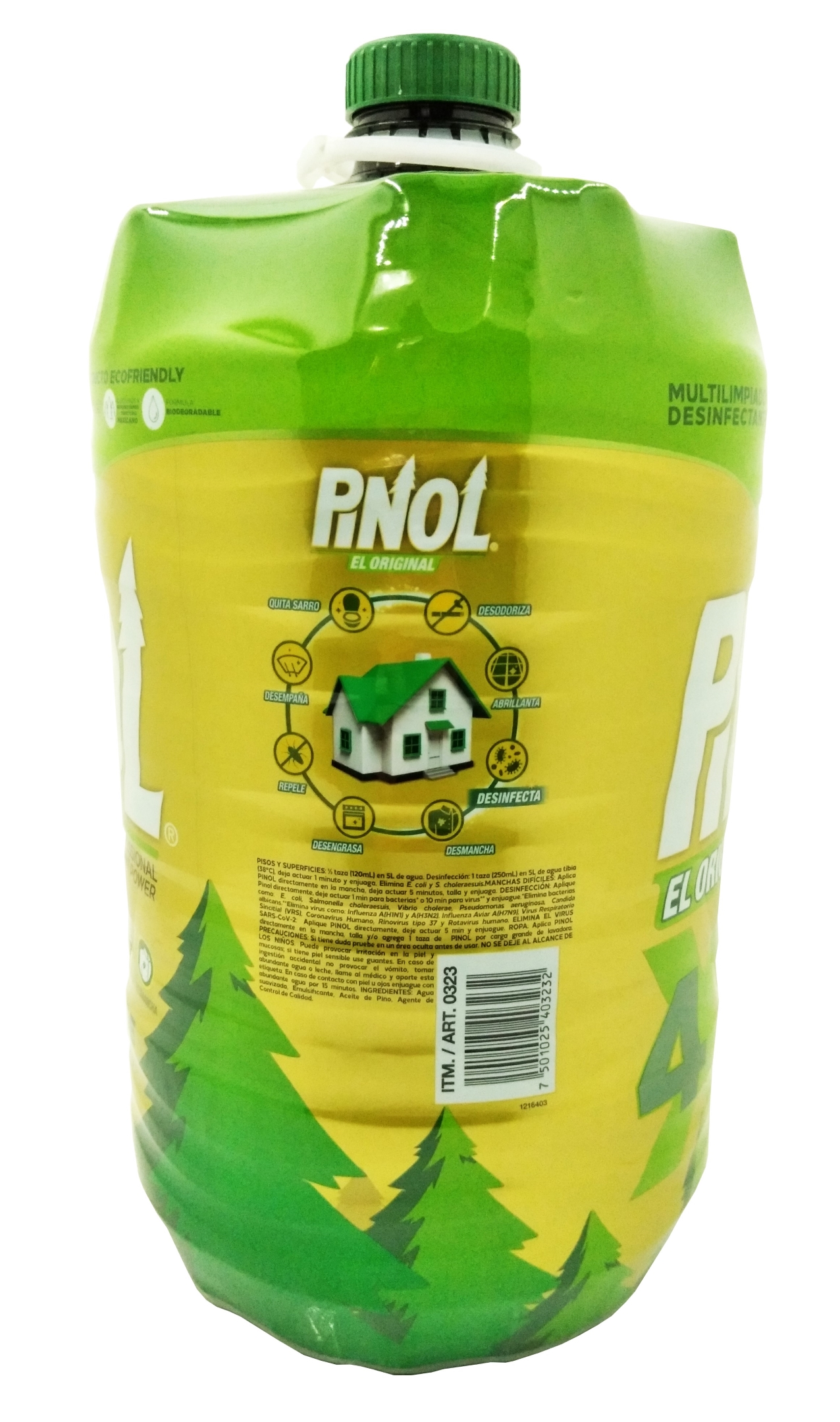 Limpiador De Pisos Pinol El Original 4x De 9 Litros