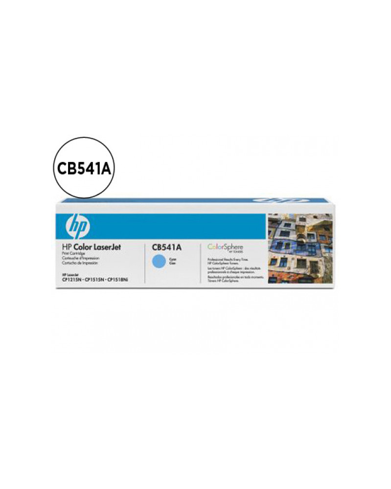 Cartucho De Tóner Hp 125a Cian Original Cb541a