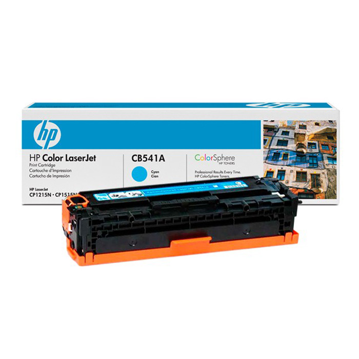 Cartucho De Tóner Hp 125a Cian Original Cb541a