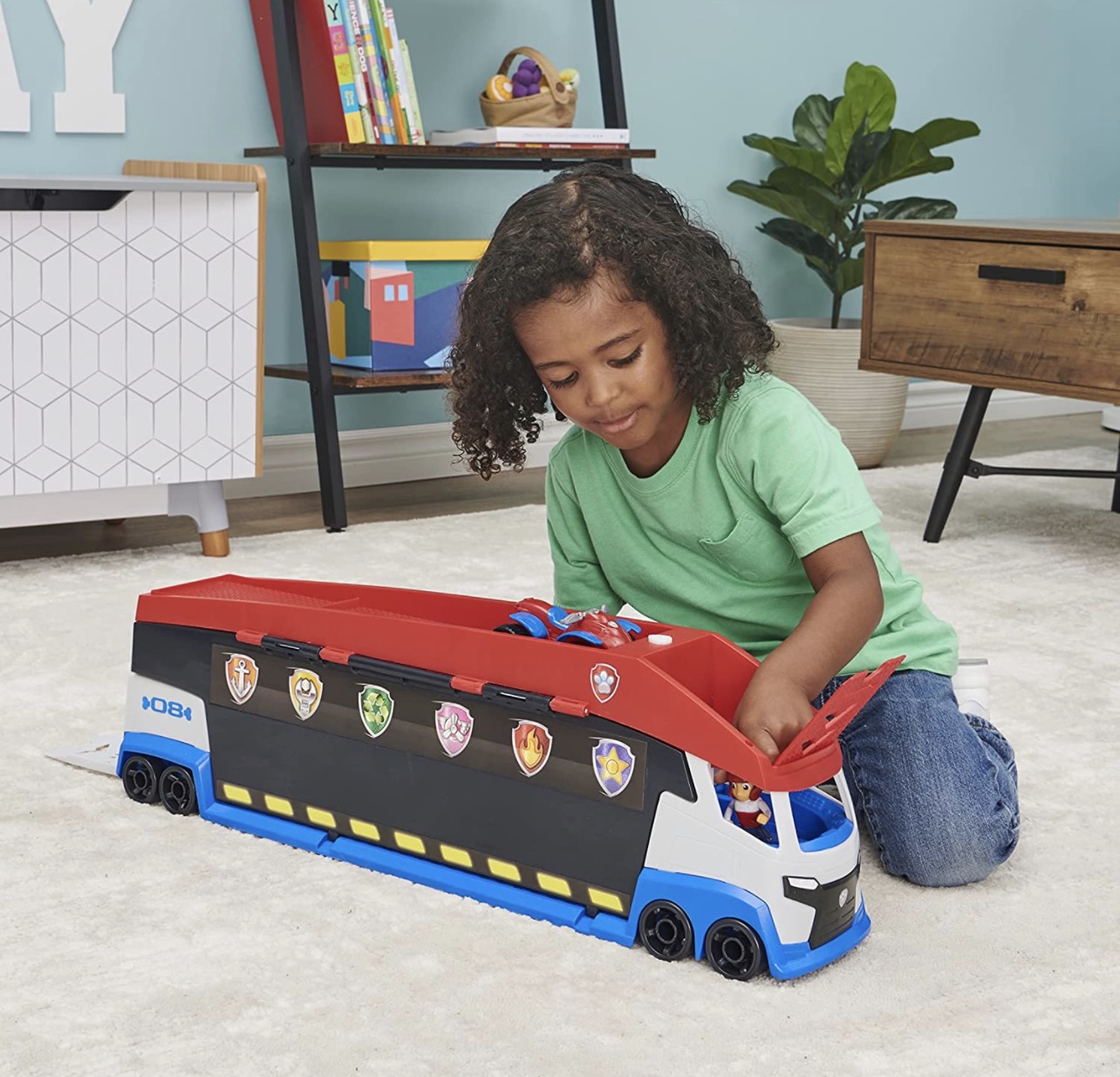 Camión Paw Patrol Patroller Con Sonido Y Carro