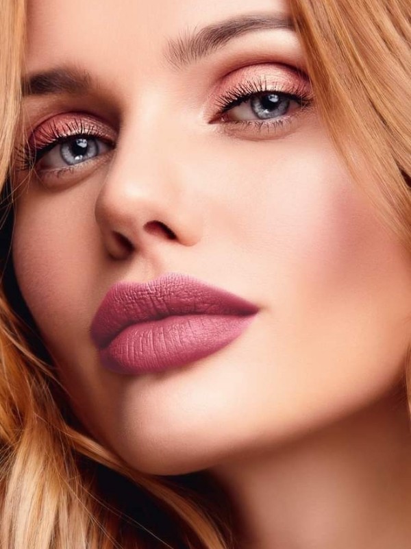 Labial Mate Wild Rose by Farmasi Color Intenso y Duradero