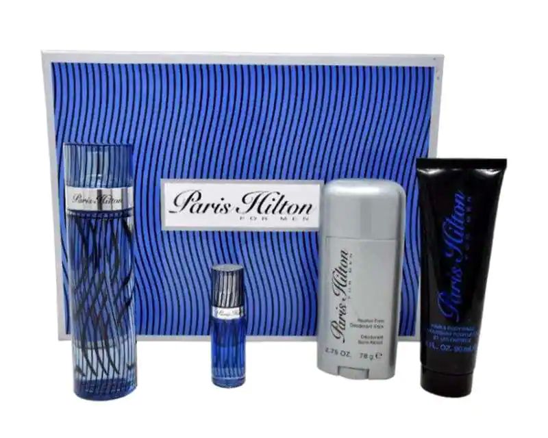 Set Paris Hilton For Men 4pzs EDT/Gel ducha/EDT/Desodorante