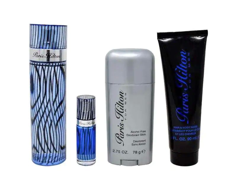 Set Paris Hilton For Men 4pzs EDT/Gel ducha/EDT/Desodorante