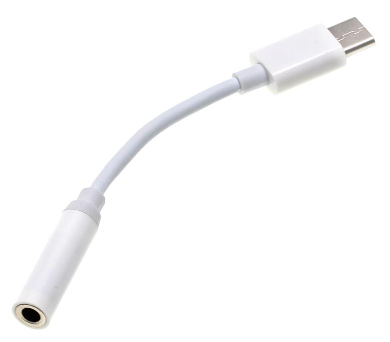 Adaptador de USB tipo C a Audífonos Auxiliar 3.5 mm