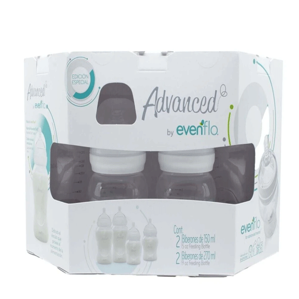 SET DE BIBERONES ADVANCED EVENFLO
