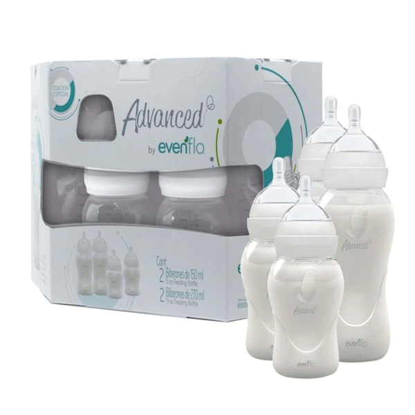 SET DE BIBERONES ADVANCED EVENFLO