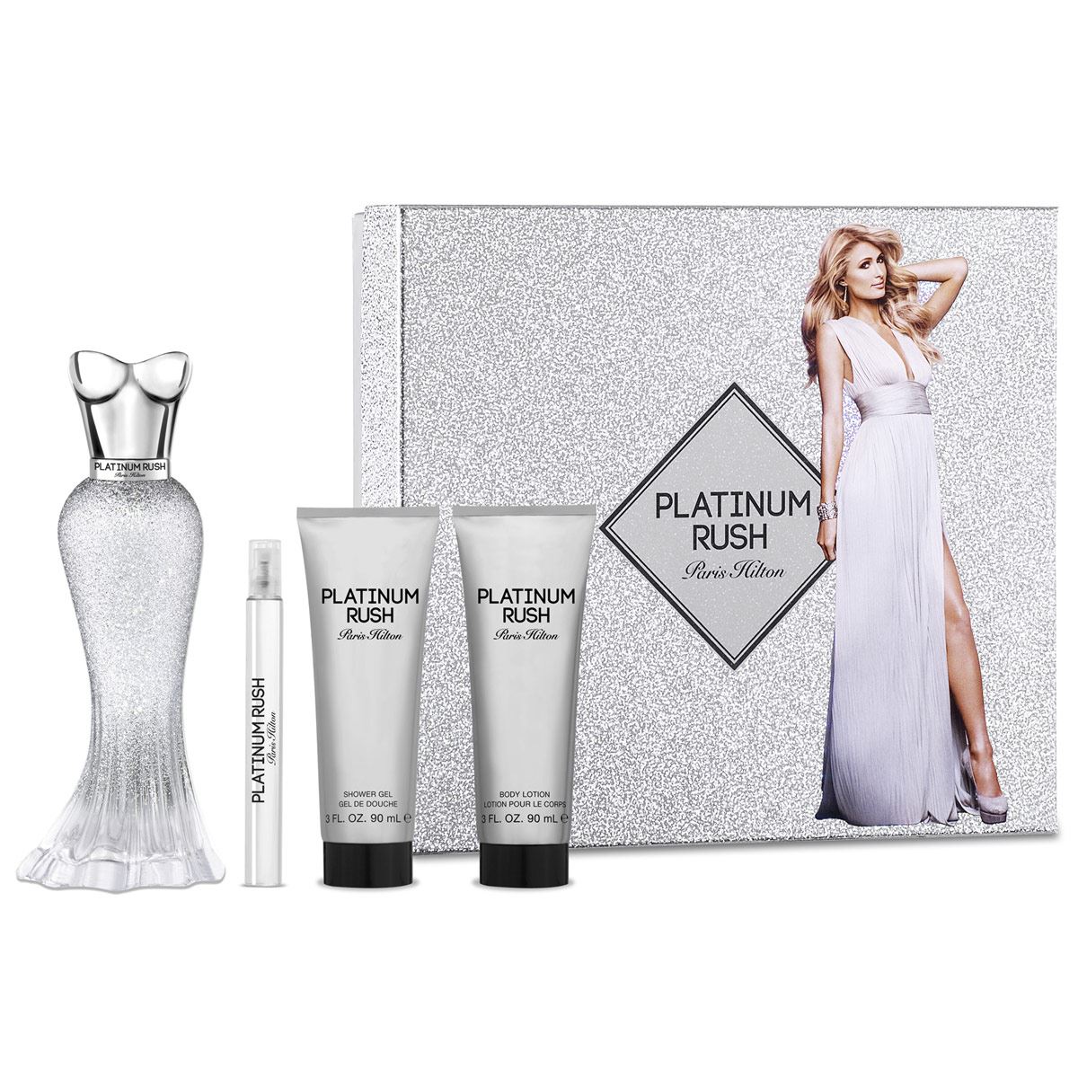 Perfume Paris Hilton Platinum Rush Edp 100ml/set/4 Pzas.