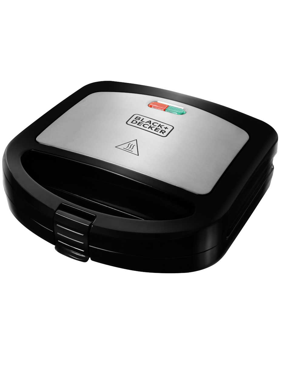 Panini Sandwichera Black & Decker Plateado