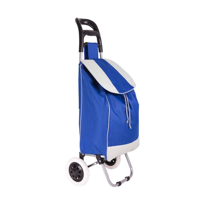 Carrito Sencillo Plegable Para Mandado, Resistente AZUL.