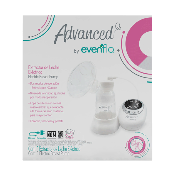 EXTRACTOR DE LECHE SENCILLO ADVANCED EVENFLO