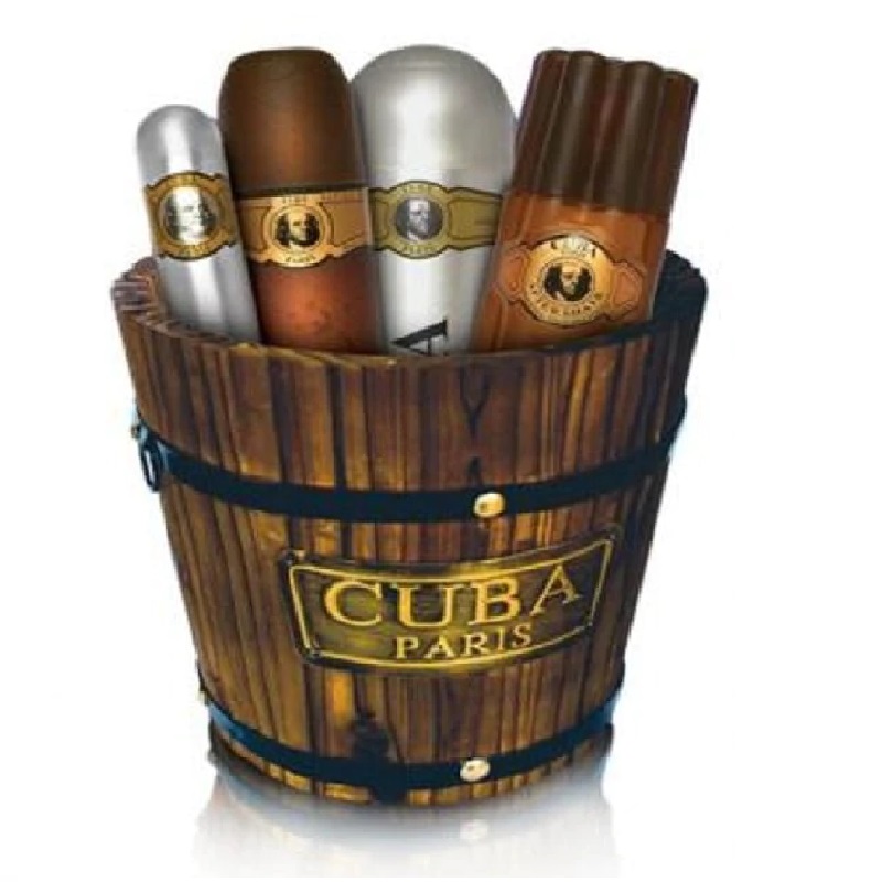 Estuche Cubeta Cuba Gold Caballero Des Champs 5 Piezas