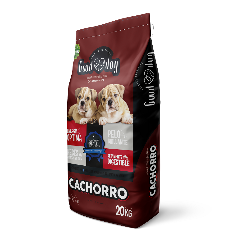 Croqueta Good Dog, Alimento Premium Perro Cachorro 20 kgs.