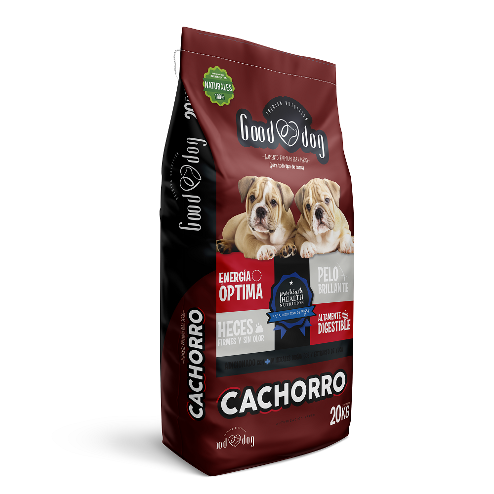 Croqueta Good Dog, Alimento Premium Perro Cachorro 20 kgs.