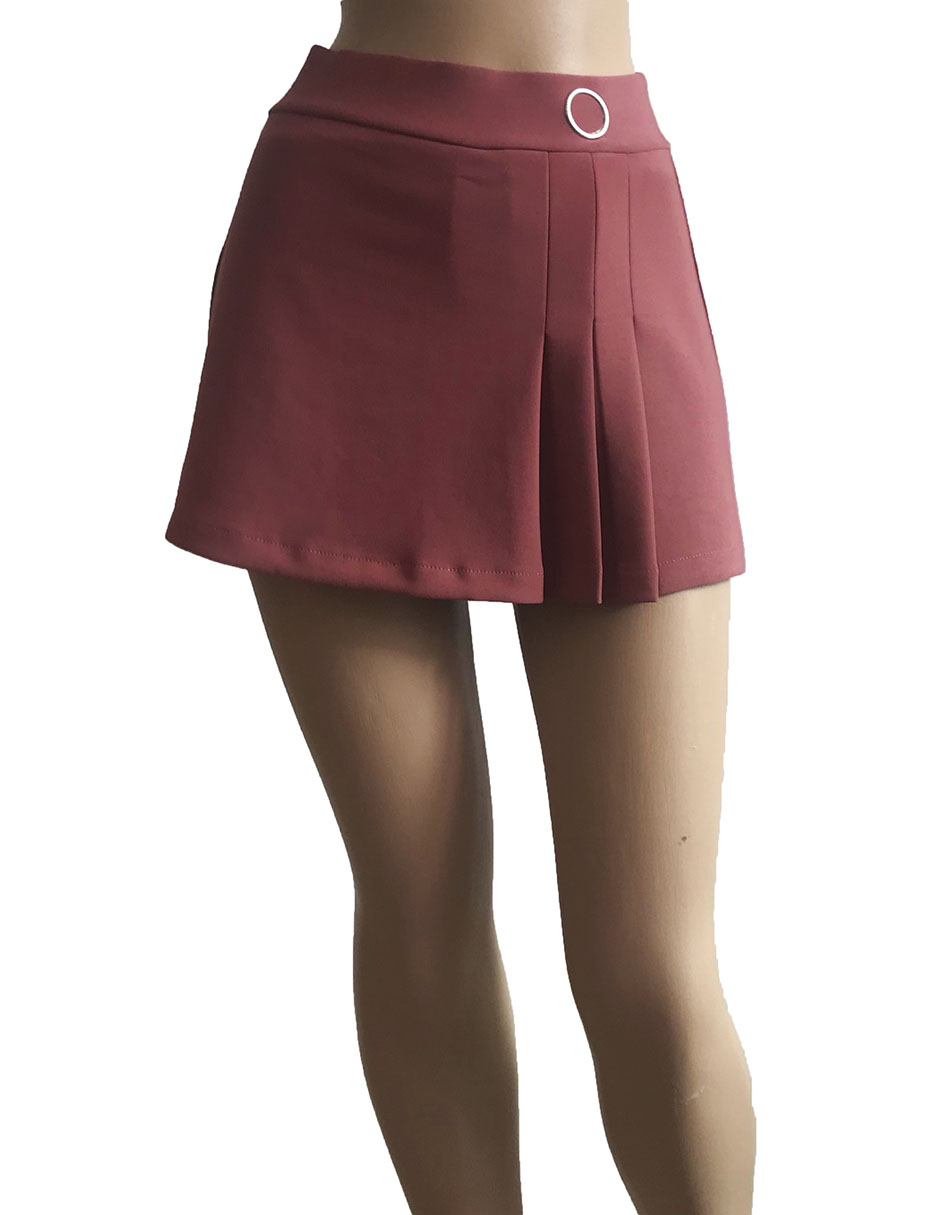 Mini falda short dama colegiala circular tablas moda ILYS