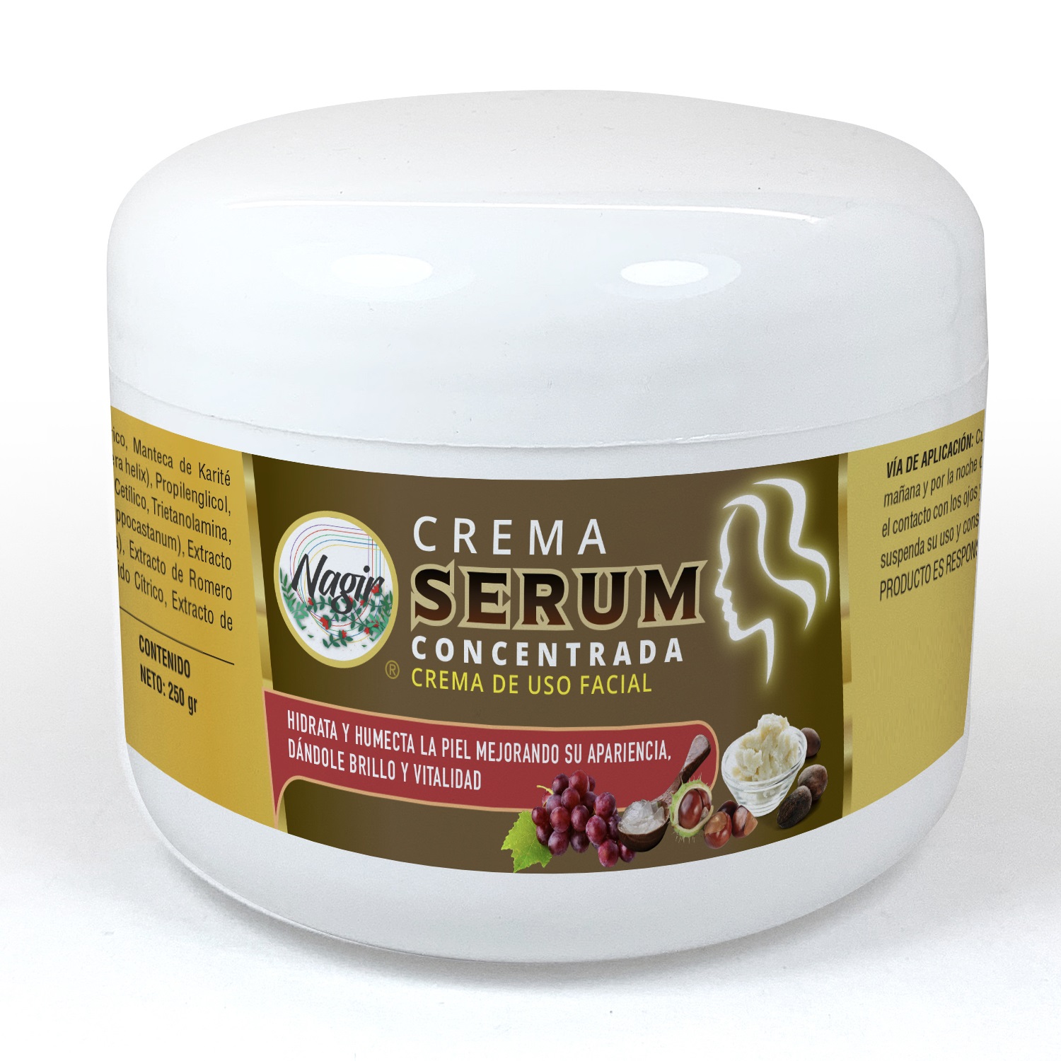 Crema SERUM CONCENTRADA NAGIR Cosmética de 250 g