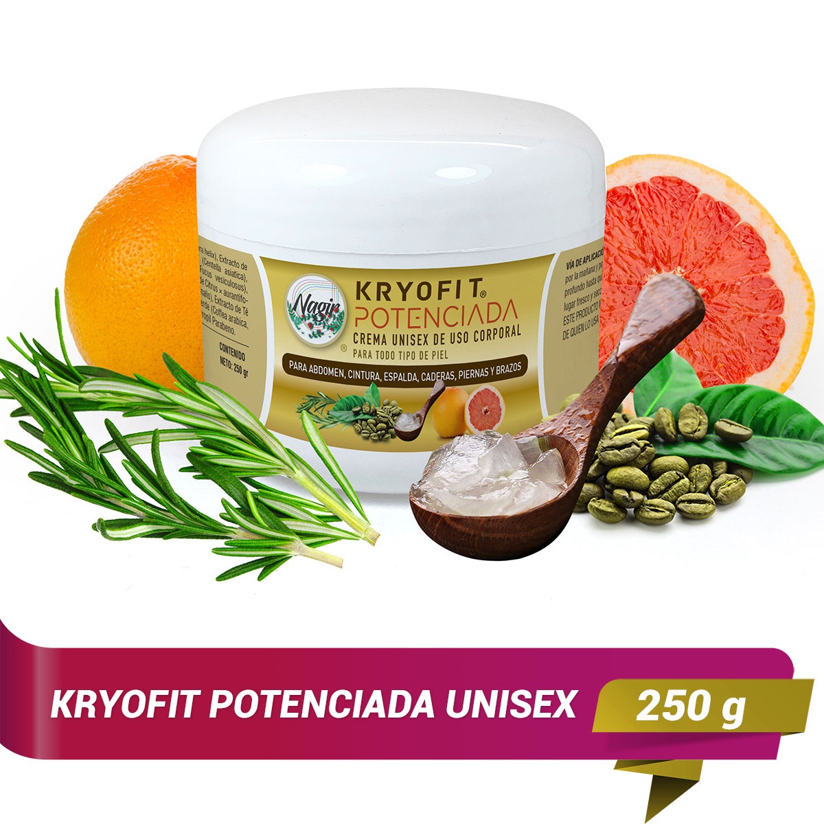 Kryofit Potenciada Crema Reductora De Abdomen Para Hombre