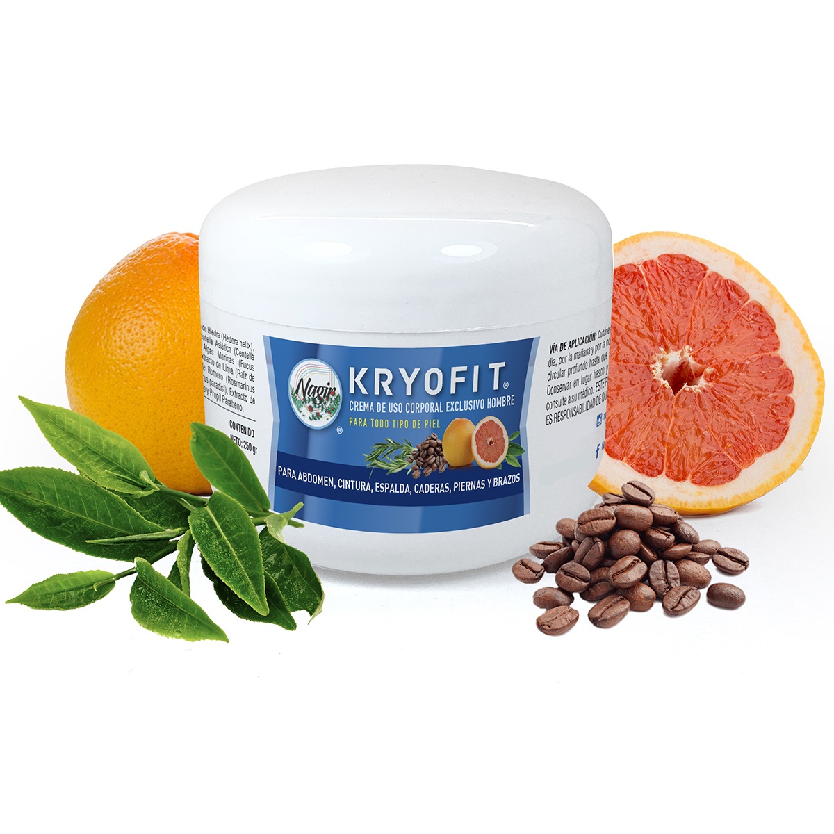 Crema Reductora KRYOFIT para Hombre de 250 g