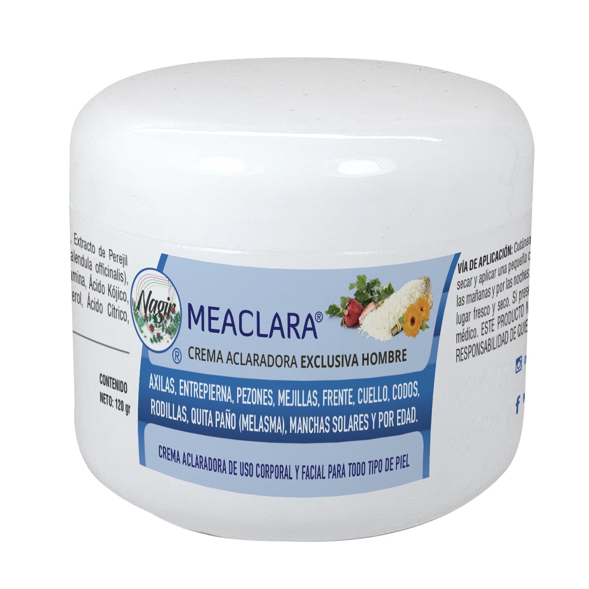 Crema Aclarante MEACLARA para Hombre de 120 g