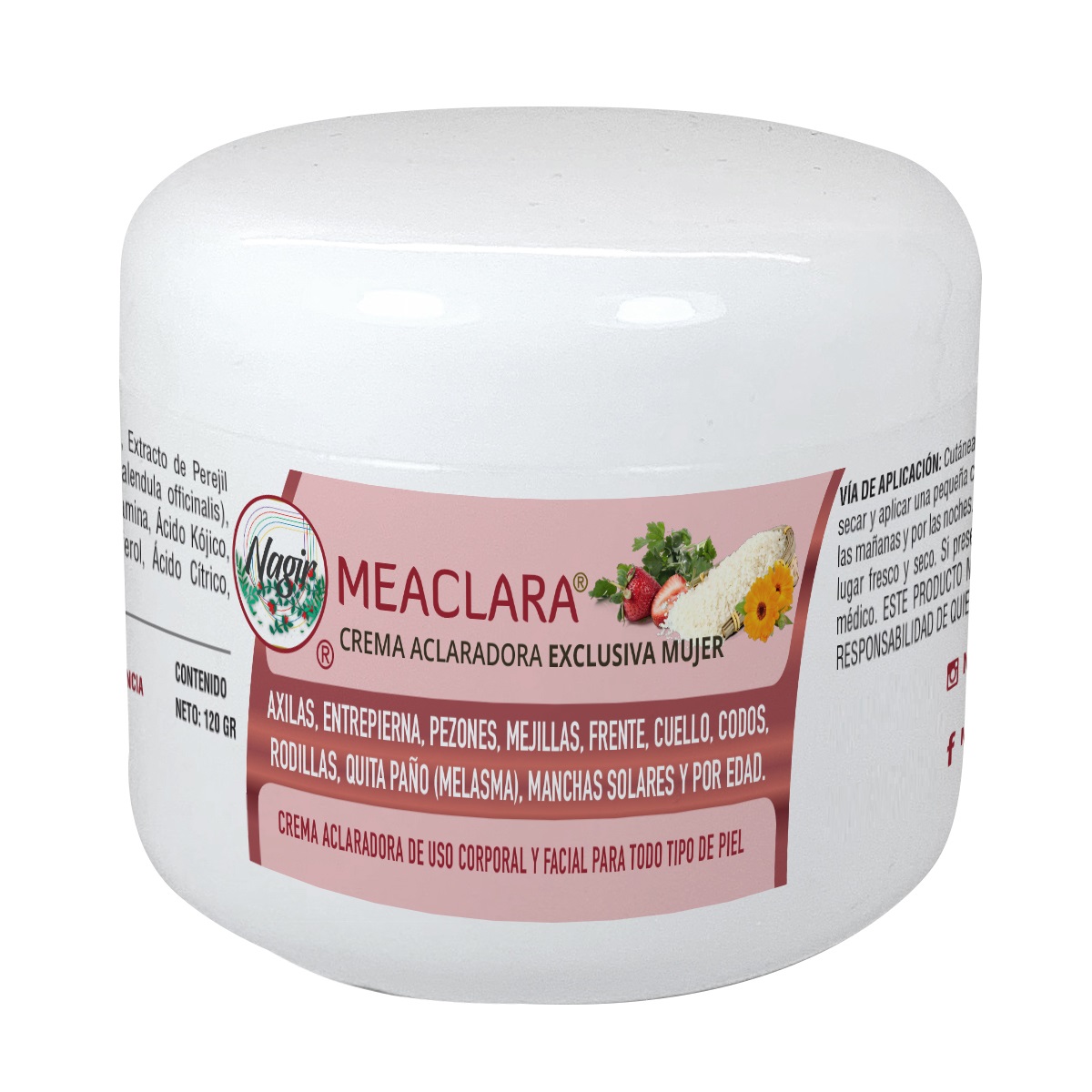 Crema Aclarante MEACLARA para Mujer de 120 g