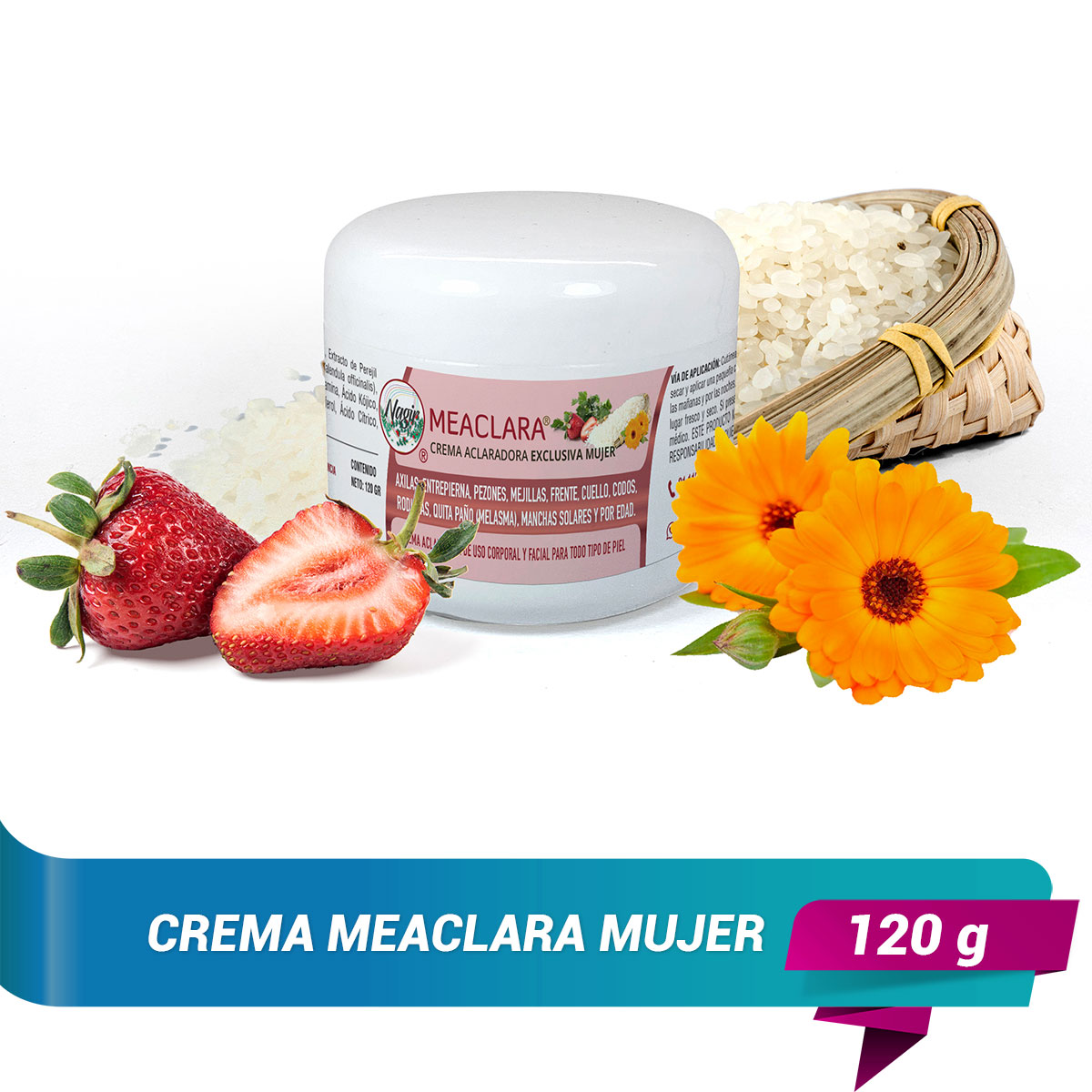 Crema Aclarante MEACLARA para Mujer de 120 g