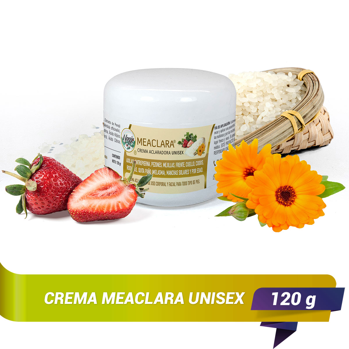 Crema Aclarante MEACLARA Unisex de 120 g