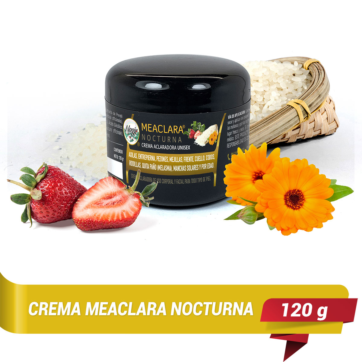 Crema Aclarante MEACLARA Nocturna de 120 g