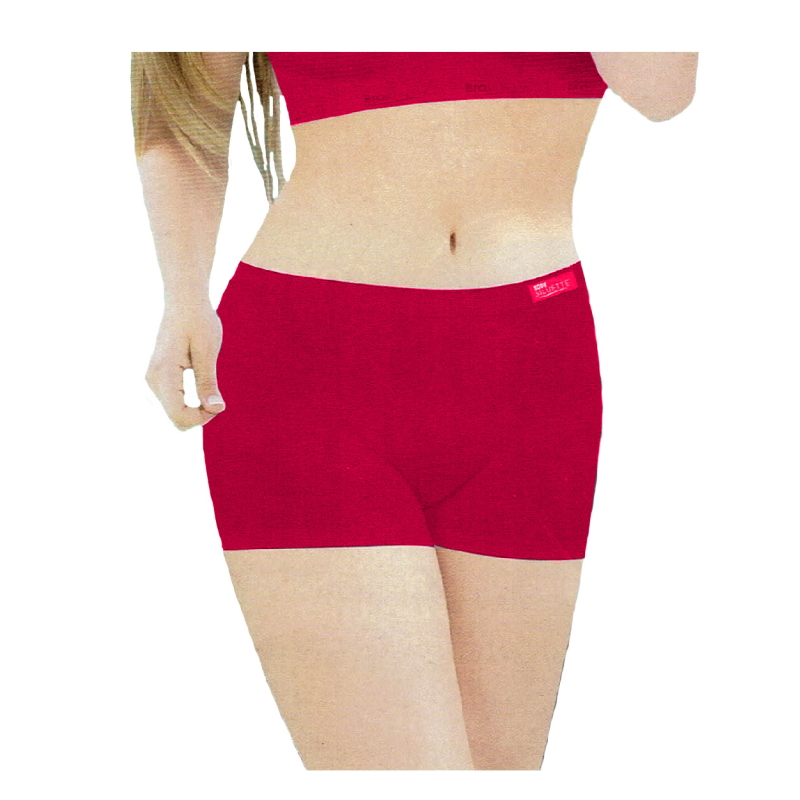 Boxer corte largo BodySiluette Modelo 2519 reforzado, lencería sexy mujer