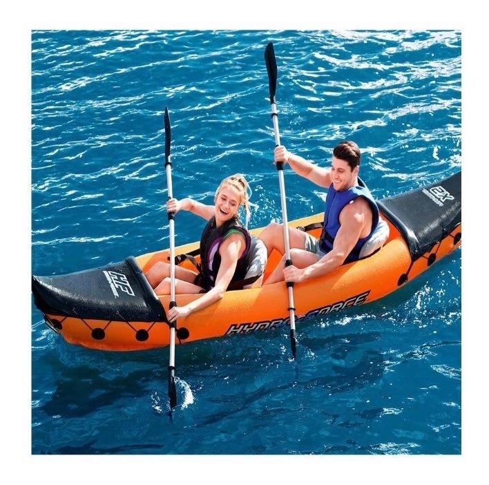 Lancha/kayak Inflable 2 Personas Lite-rapid + Bomba + Remos
