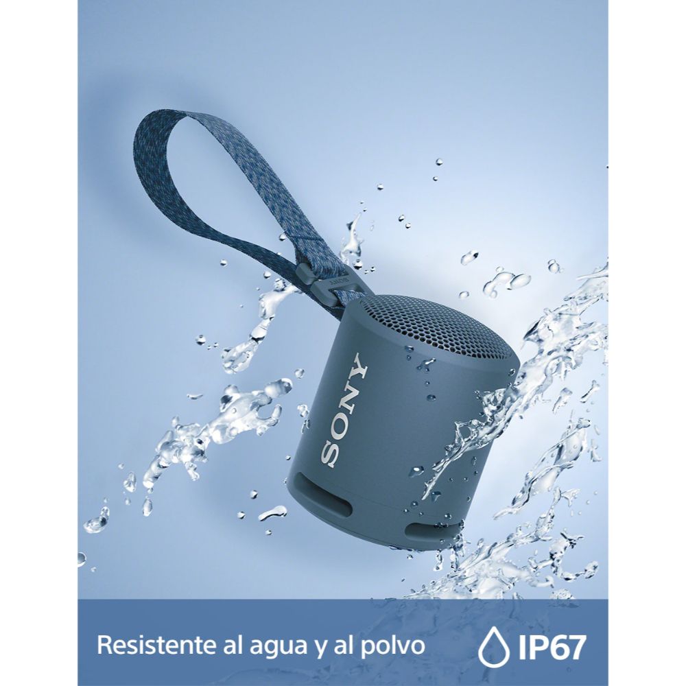 Bocina Sony con Extra Bass micrófono y conexión Bluetooth SRS-XB13LC AZUL