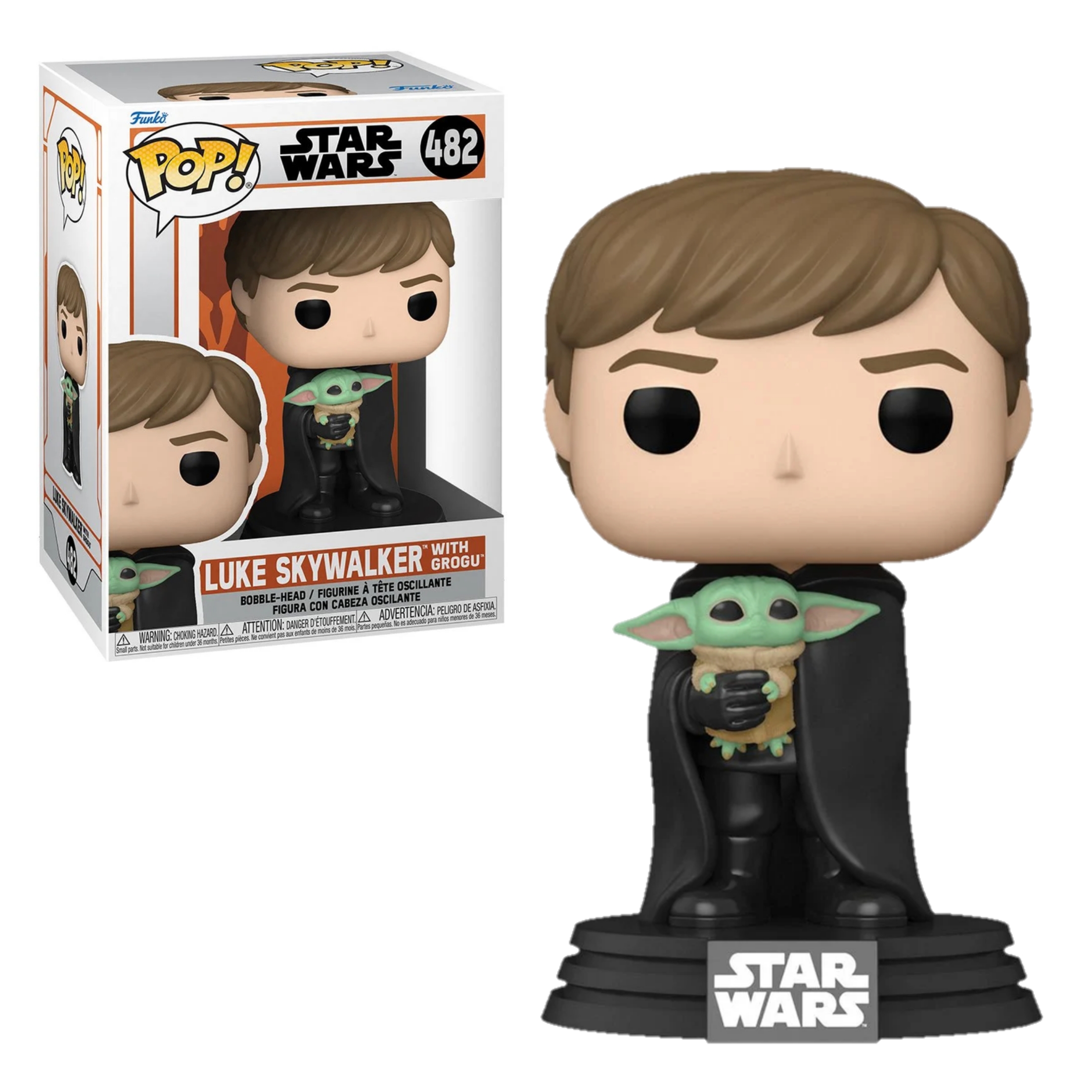 Funko Pop! Luke Skywalker With Grogu Baby Yoda #482 Original