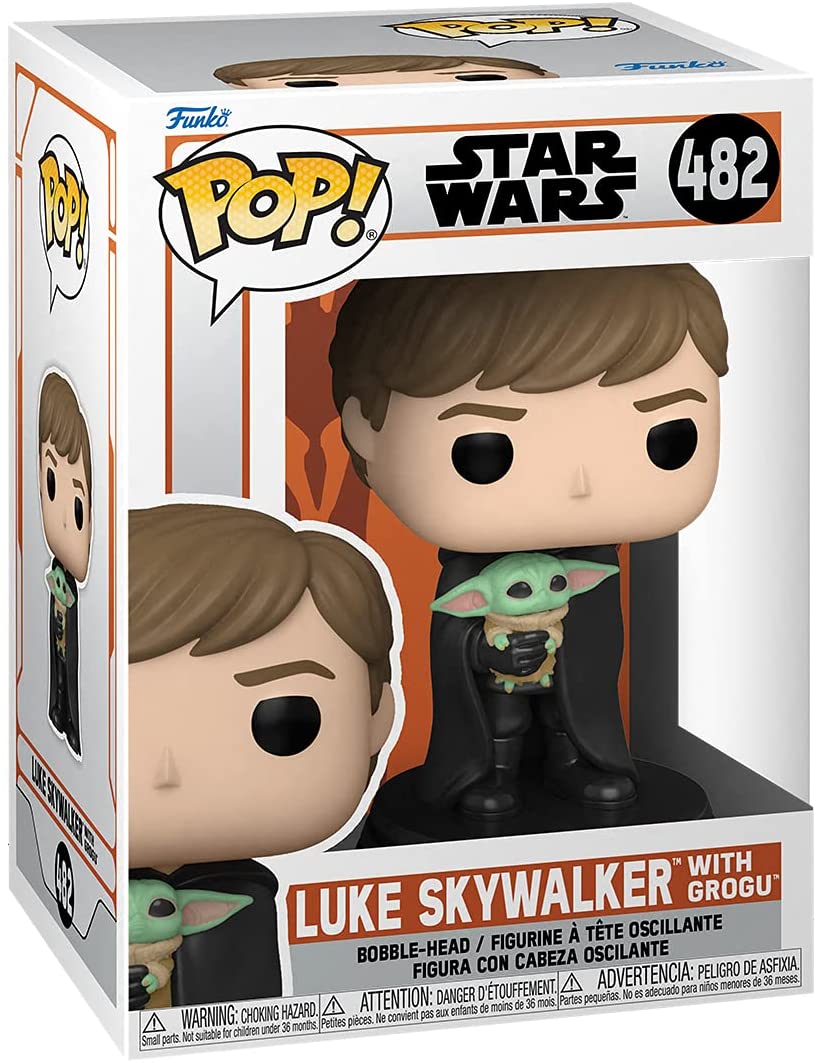 Funko Pop! Luke Skywalker With Grogu Baby Yoda #482 Original
