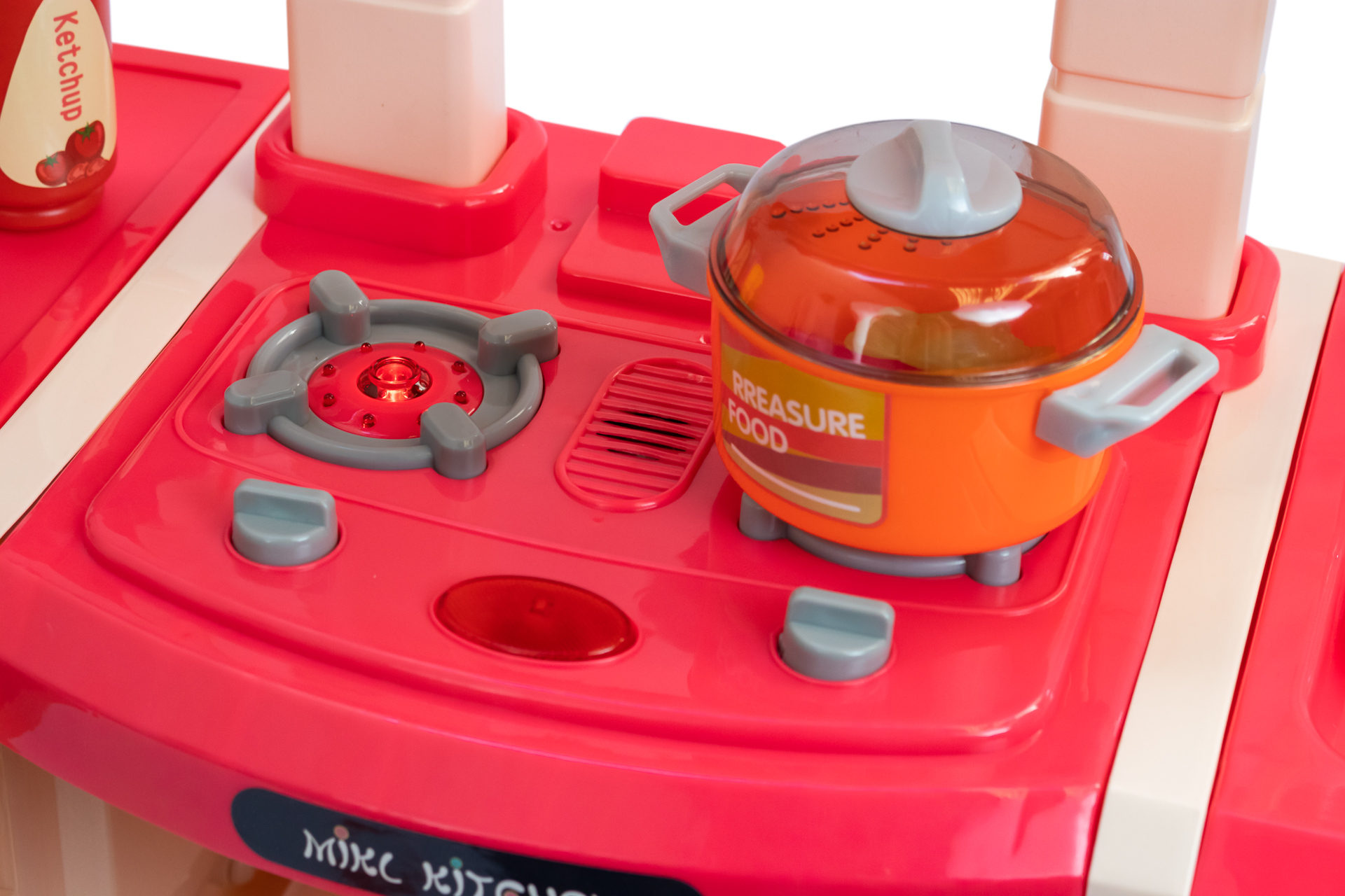 Cocina de juguete con efectos de luz, sonido, vapor y funciona con agua M83R