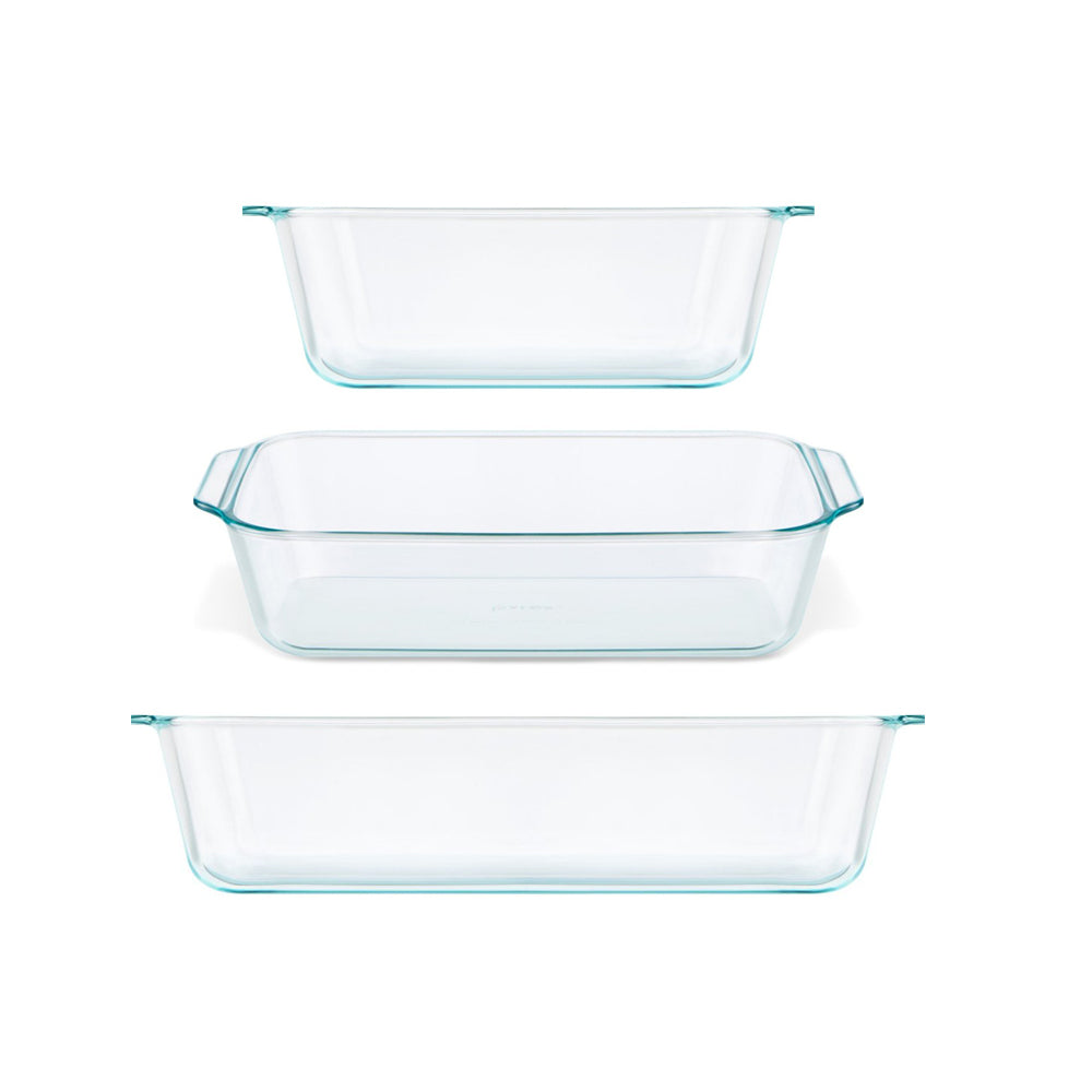 Refractarios 4.7L, 3L, 2.5L de Vidrio Pyrex