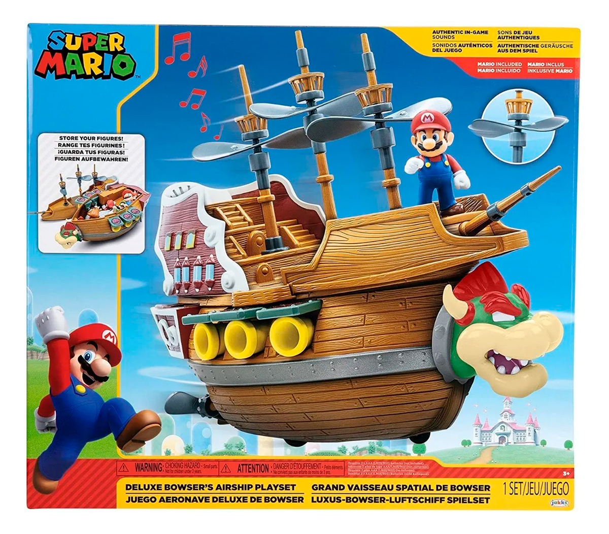 Super Mario Bros Barco Pirata