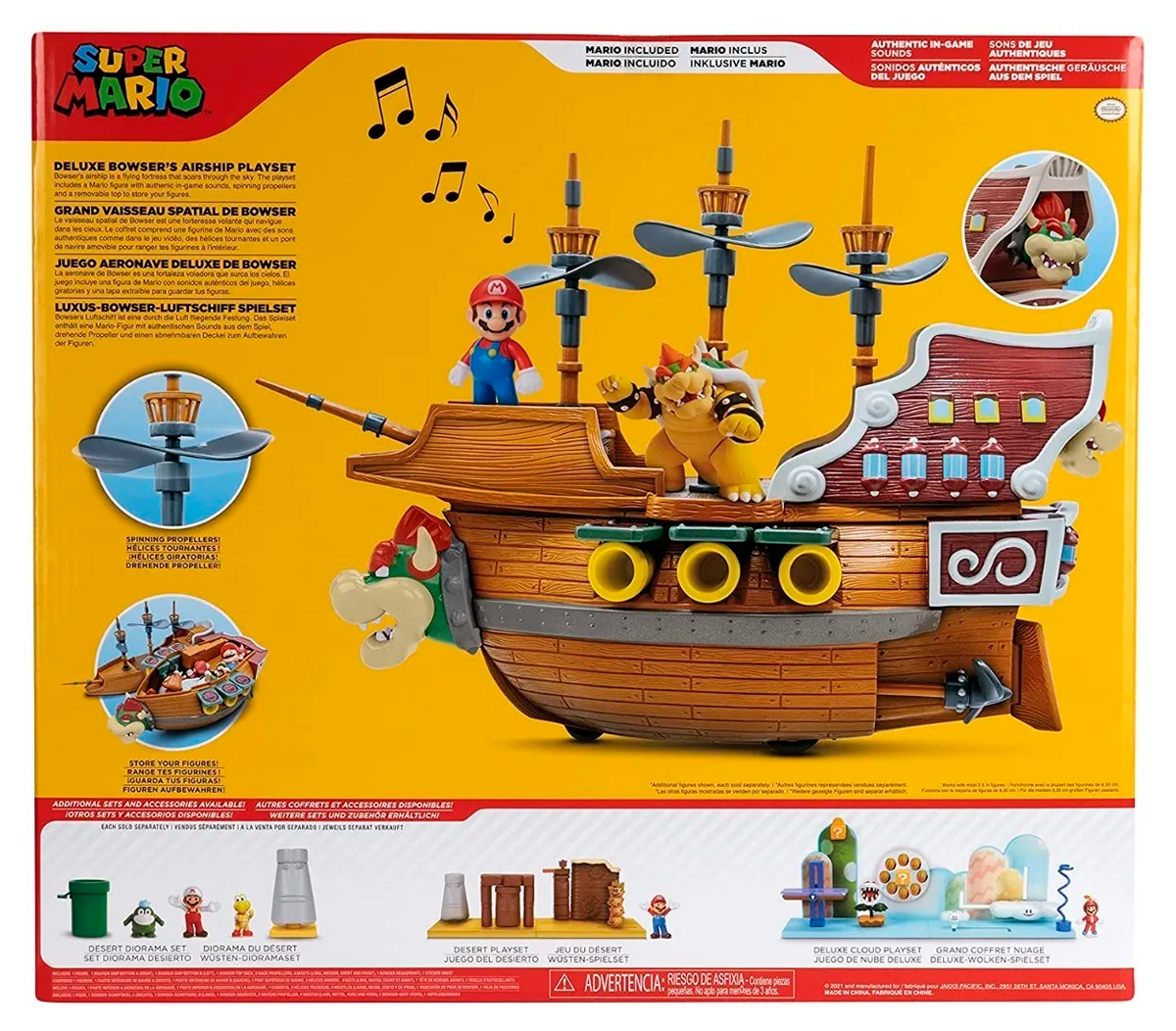 Super Mario Bros Barco Pirata