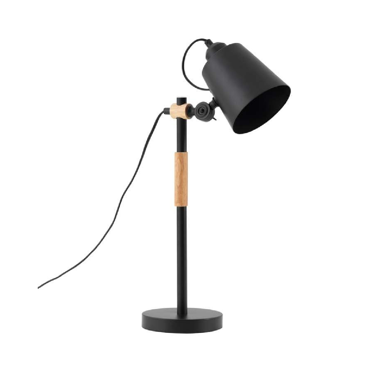 Lampara de escritorio luz de mesa ajustable moderna detalles de madera