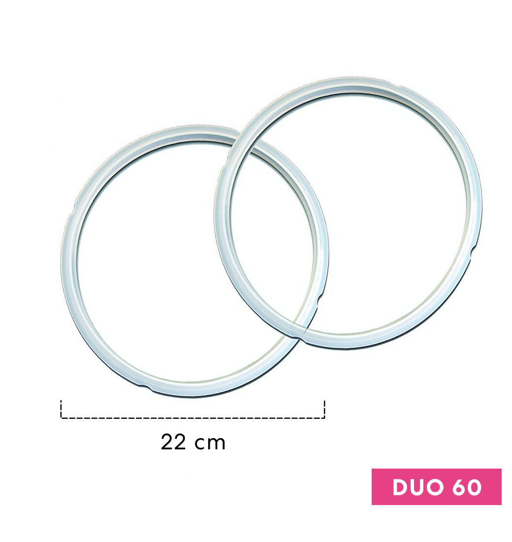 Pack de 2 anillos selladores transparentes Duo 60 Instant Pot
