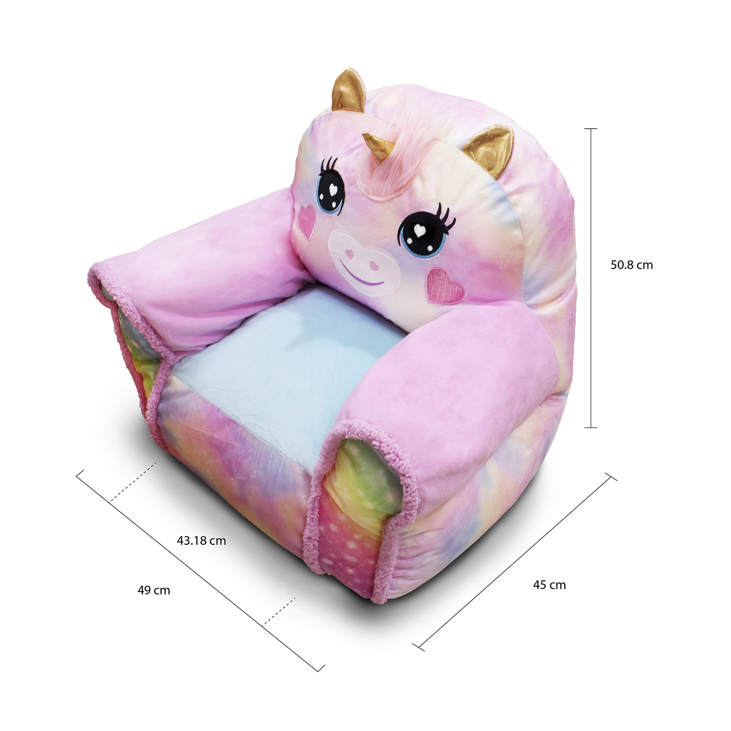 Puff Sillón Unicornio para niñas