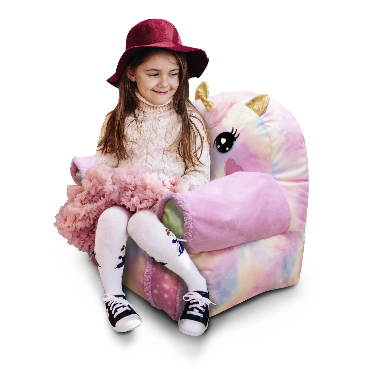 Puff Sillón Unicornio para niñas