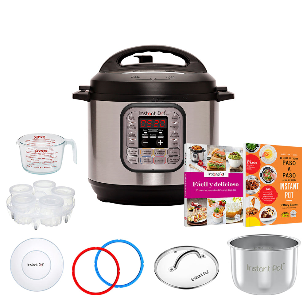 Instant Pot Pro olla eléctrica a presión 10 en 1, olla de cocción lenta,  para cocinar arroz y cereales, para saltear alimentos, vaporera, cocción al