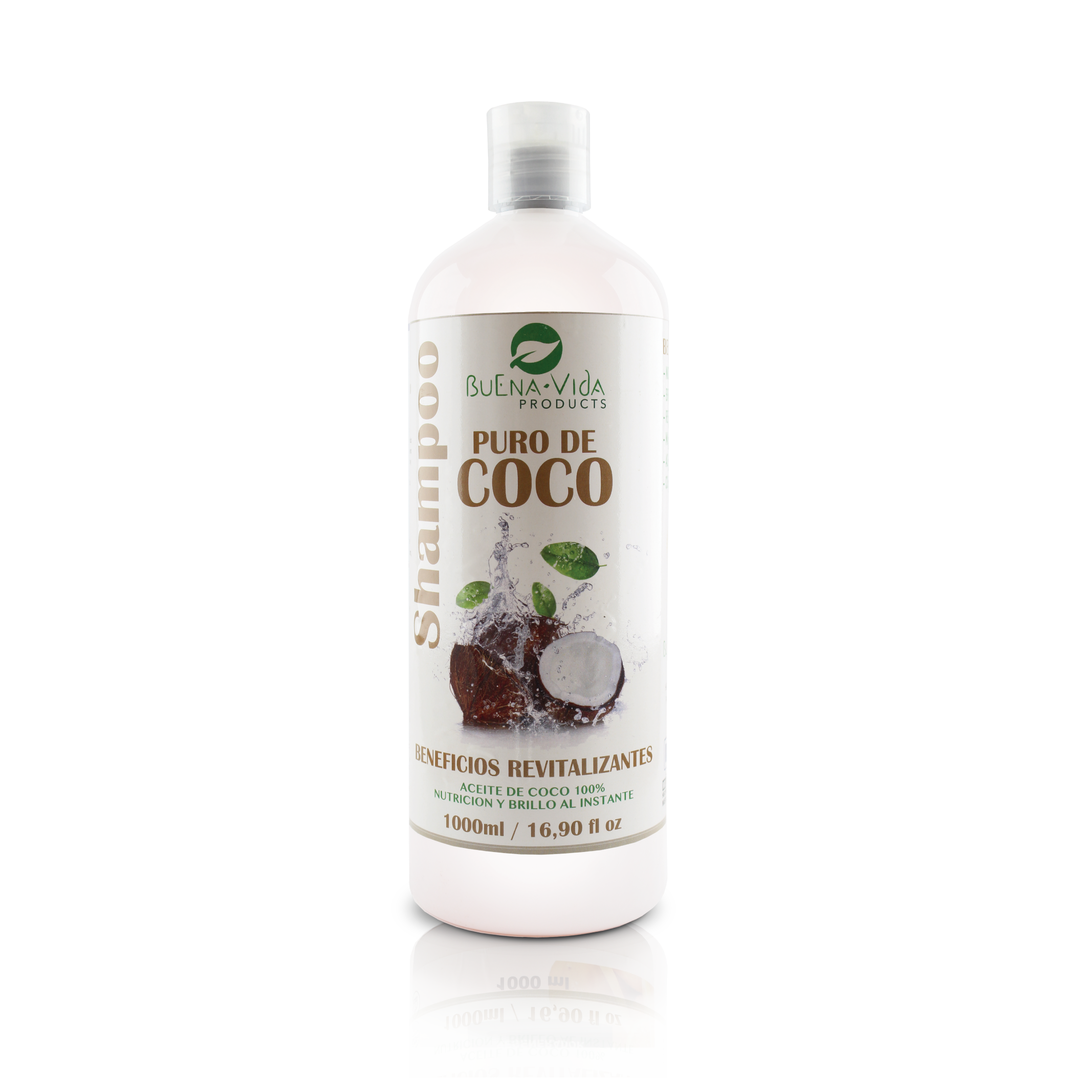 Shampoo Puro de Coco BuenaVida - Mayoreo 6pzs