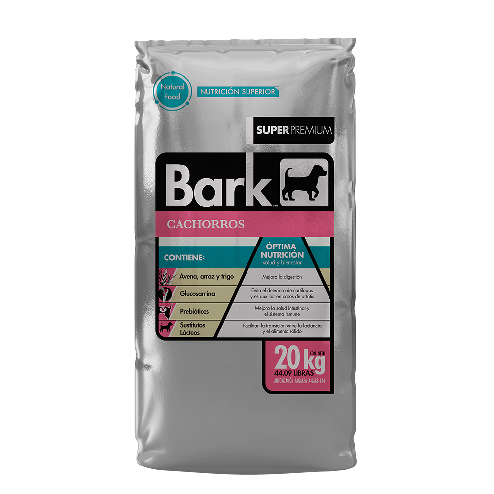 Croquetas Alimento para Perro BARK Cachorro 20Kg Super Premium