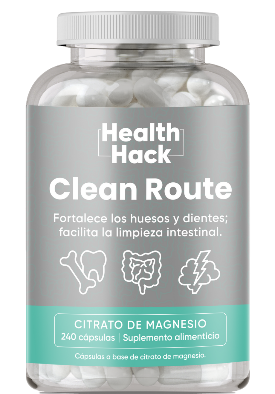 Health Hack Suplemento de Citrato de Magnesio 240 Cápsulas; Algunos de sus Beneficios: Ayudan a Dormir Bien | Producir Energía | Sistema Digestivo | Calmar Calambres | Fortalecer Huesos, Dientes y Músculos | Soporte al Sistema Nervioso y Más.