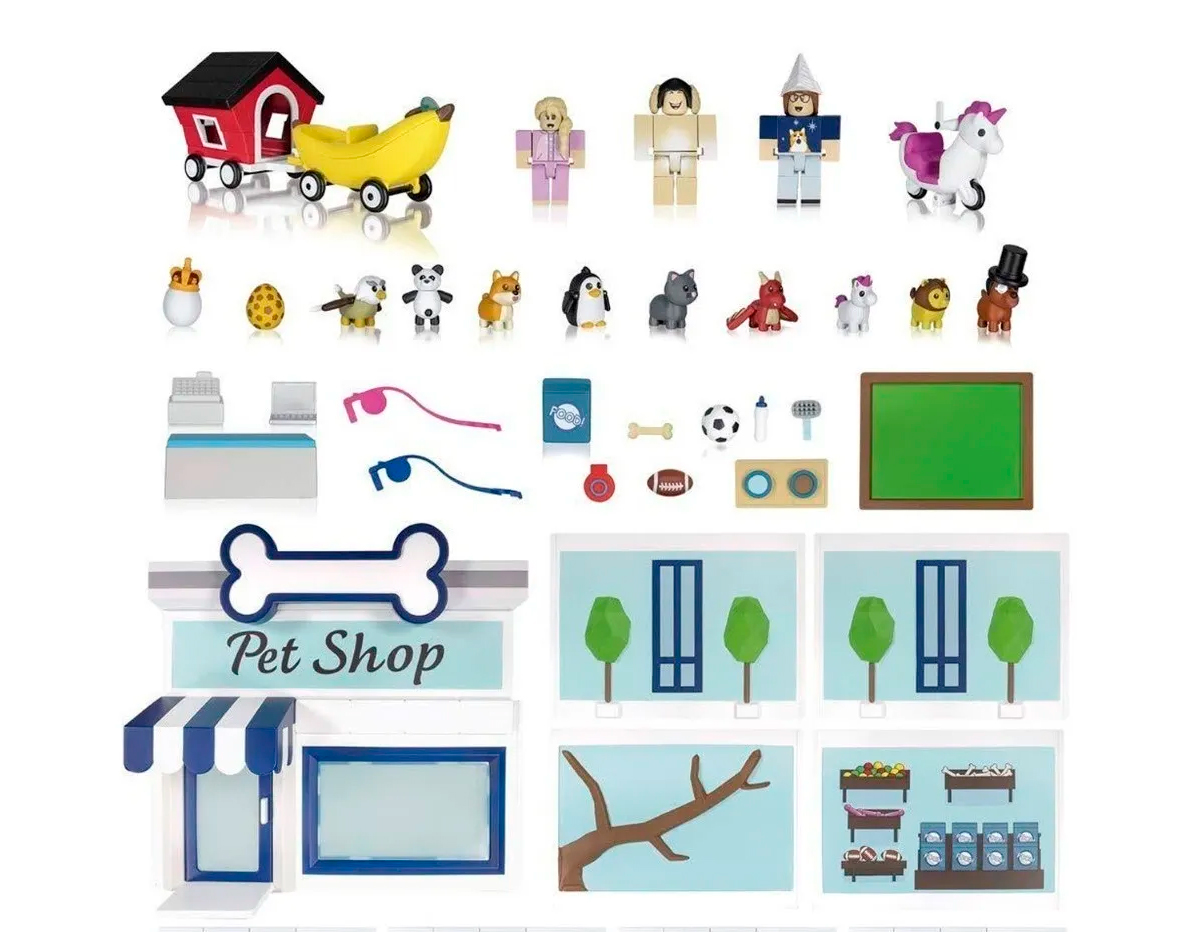 Roblox Adopt Me Pet Store 40 Pza Tienda Mascotas