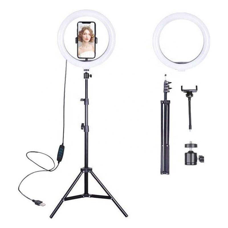 Aro Luz Led 12 Pulgadas Con Tripie