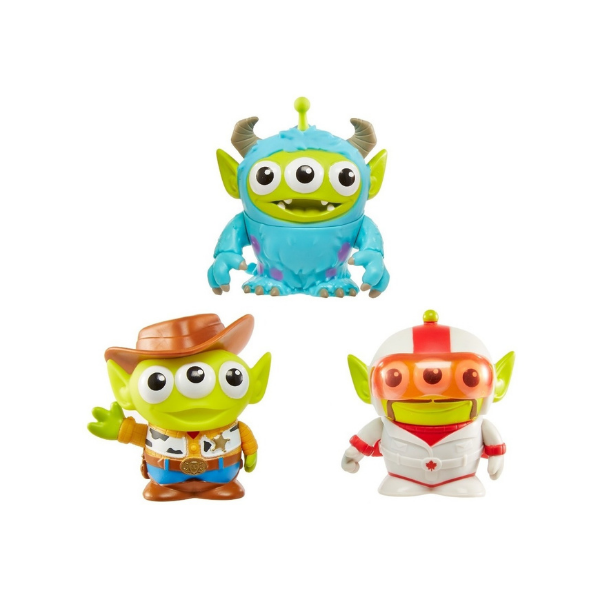 Disney Pixar Alien Remix Paquete Woody, Sulley, Duck Caboom