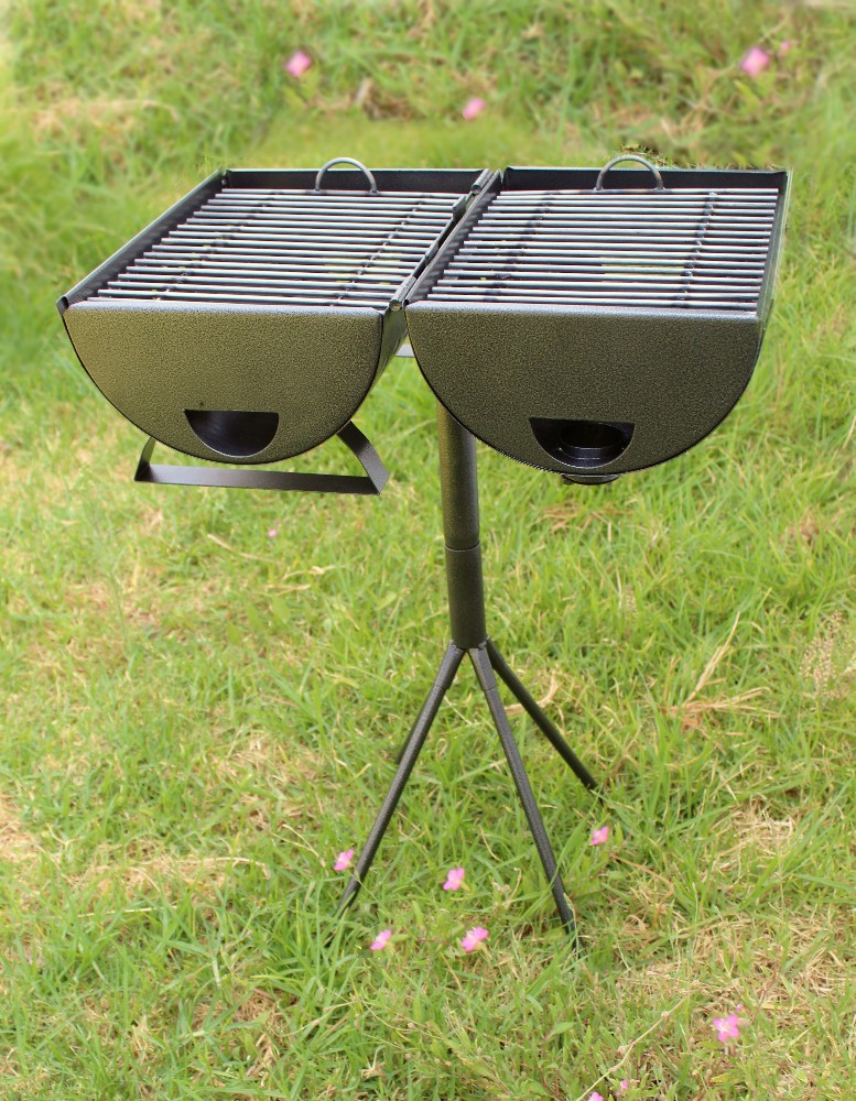 Asador Ángel portátil/sobre mesa de doble parrilla